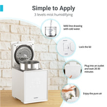 Load image into Gallery viewer, 3L Warm Mist Stainless Steel Humidifier